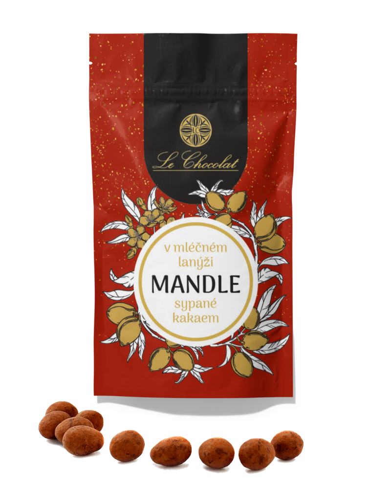 Le Chocolat mandle v mlecne cokolade